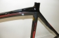 Thompson R8200 Rennrad Rahmen mit Gabel , Steuersatz schw-rot, 2016